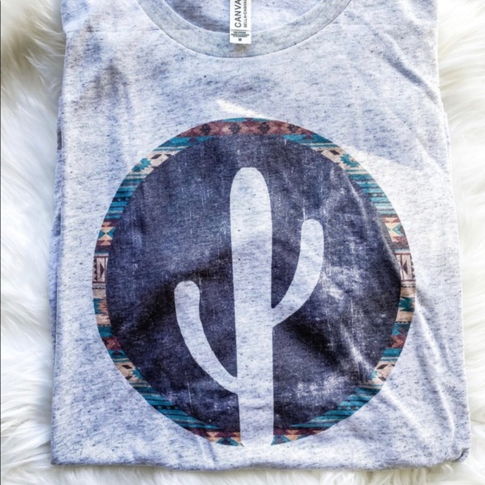 Aztec Cactus tee